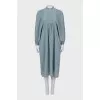 Silk dress with a loose fit and print