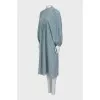Silk dress with a loose fit and print