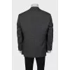 Men's straight cut buttoned jacket