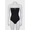 Black off shoulder bodysuit