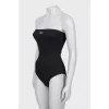 Black off shoulder bodysuit