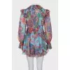 Silk jumpsuit with floral print