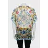 Silk printed blouse