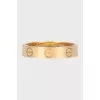 Gold ring Love