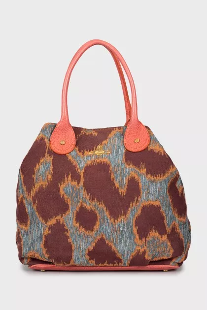 Textile tote bag with logo