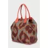 Textile tote bag with logo