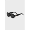 Sunglasses with branded emblem