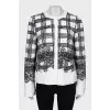 Quilted jacket with patch pockets