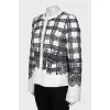 Quilted jacket with patch pockets