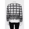 Quilted jacket with patch pockets