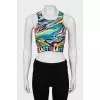 Sports top in a combination of colors