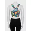 Sports top in a combination of colors