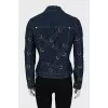 Denim jacket with buttons
