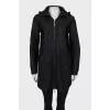 Long jacket with perforation