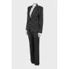 Suit of vest, jacket and trousers