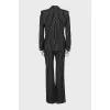 Suit of vest, jacket and trousers