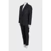 Pinstripe wool suit