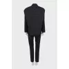 Pinstripe wool suit