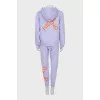 Sports suit with brand logo