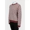 Sweatshirt with a print, straight cut