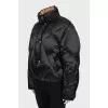 Quilted down jacket with tapered cut