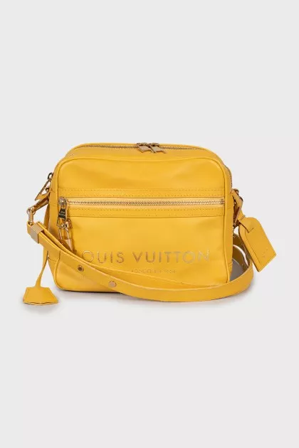 Flight Paname Takeoff Leather Bag