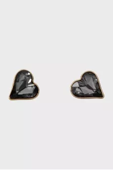Gold Heart Shaped Earrings