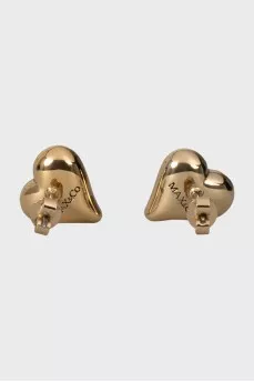 Gold Heart Shaped Earrings