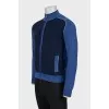 Men's cashmere and wool sports jacket