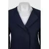 Blue loose fit cardigan