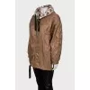 Reversible jacket in brown