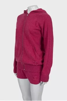 Pink cashmere suit