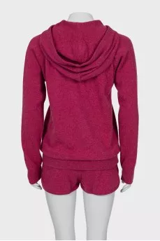 Pink cashmere suit