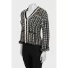 Wool cardigan with golden buttons