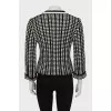Wool cardigan with golden buttons