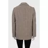 Straight cut wool jacket