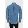 Men's shirt with branded embroidery