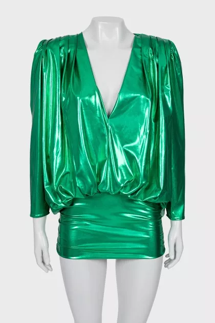 Mini dress green
