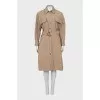Beige dress with belt