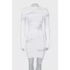 Bodycon dress with zipper