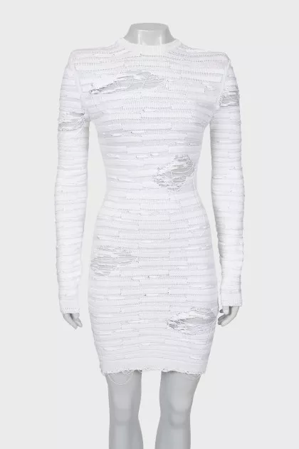 Bodycon dress with zipper