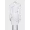 Bodycon dress with zipper
