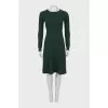 Green cashmere dress
