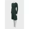 Green cashmere dress