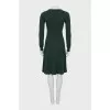 Green cashmere dress