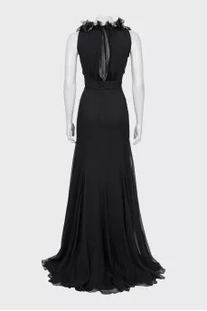 Silk maxi dress