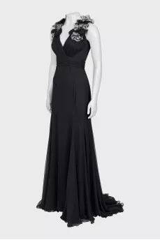 Silk maxi dress