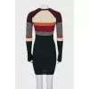 Knitted wool dress