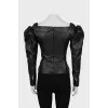 Fitted leather top