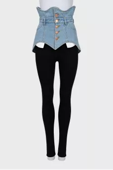 Blue Denim Basque